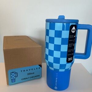 HydroJug Cobalt Checkers Water Bottle